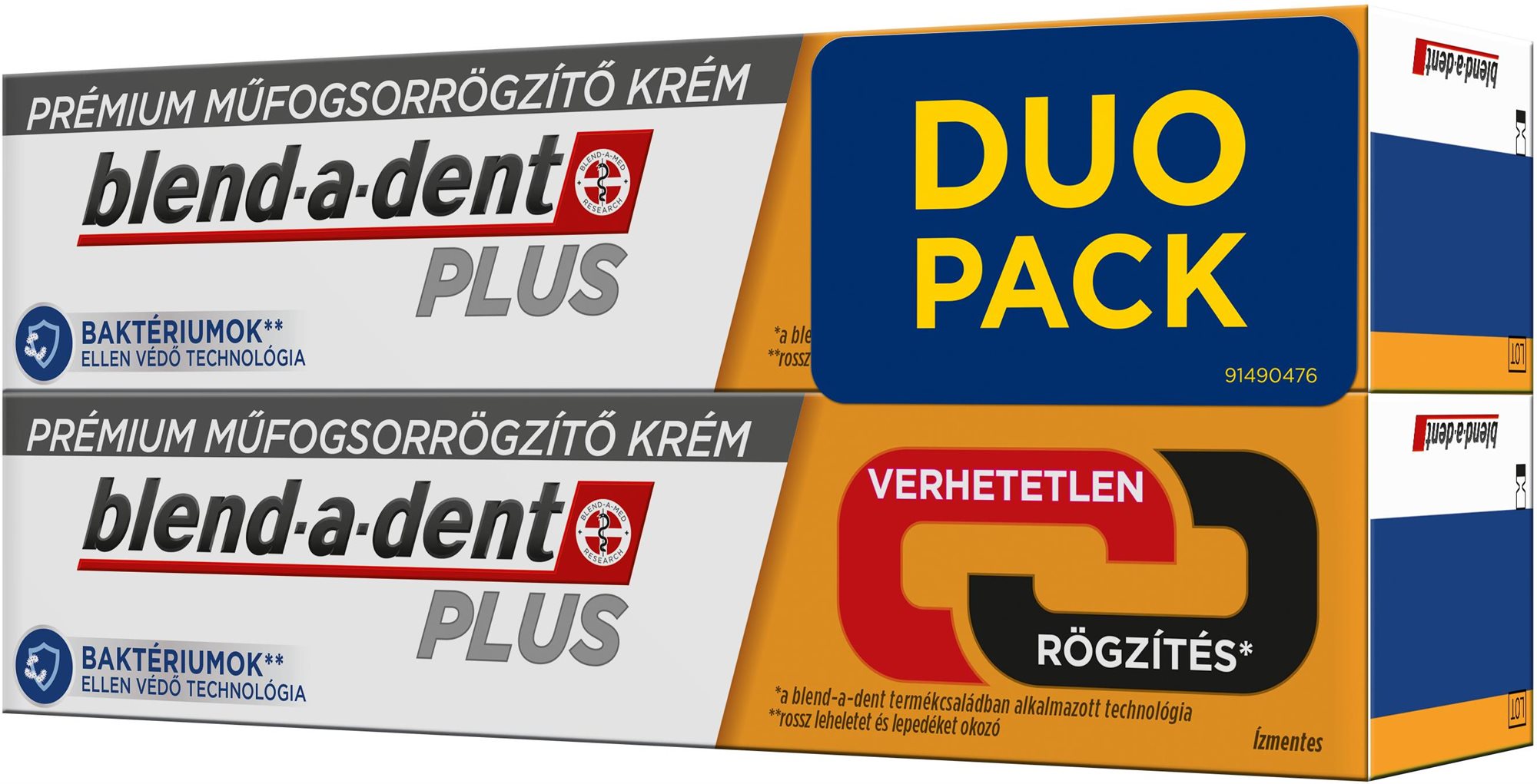 Blend-a-dent Plus Dual Power fixačný krém na zubnú náhradu 2× 40 g