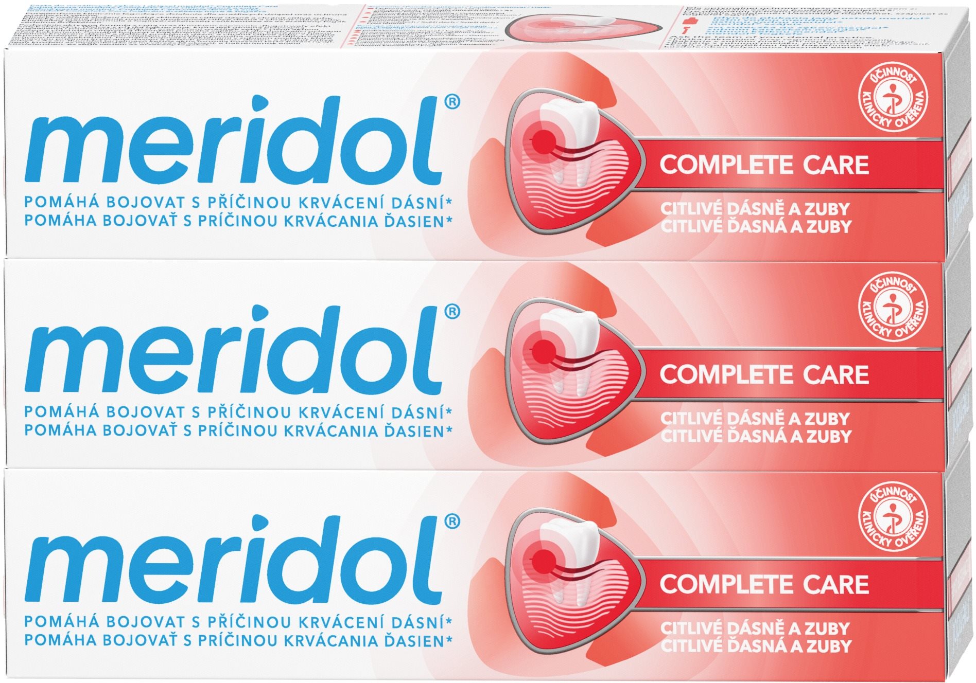 MERIDOL Complete Care 3× 75 ml
