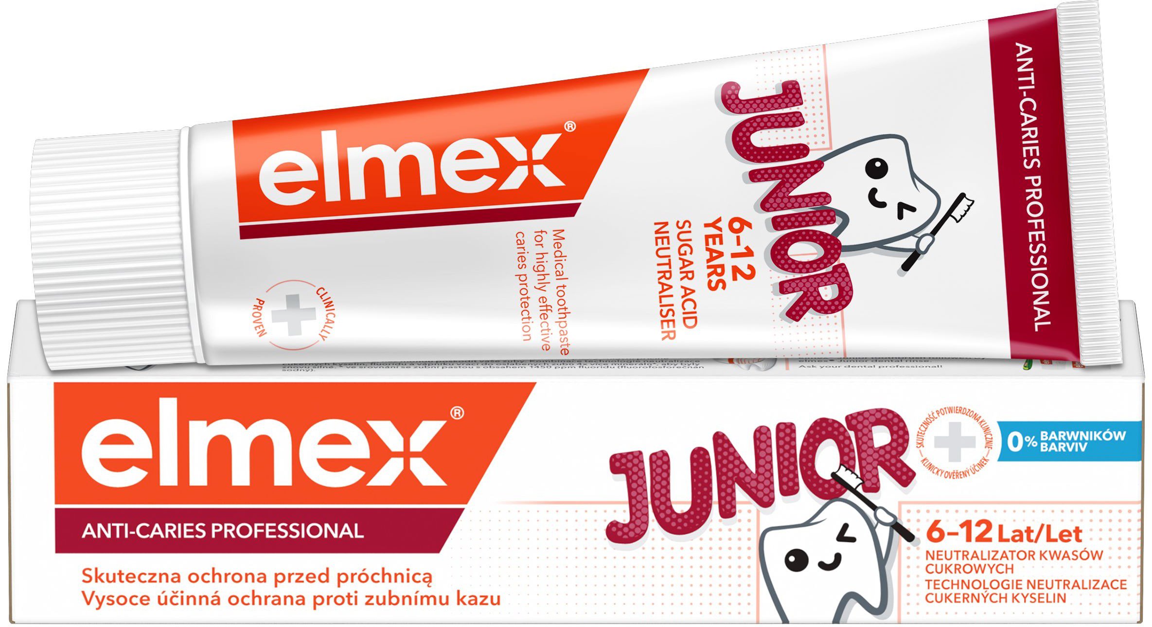 ELMEX Anti-Caries Professional Junior 6 – 12 rokov 75 ml