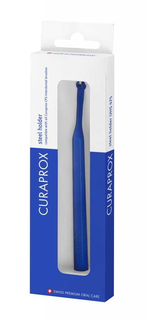 CURAPROX UHS 475 kovový držiak, modrý
