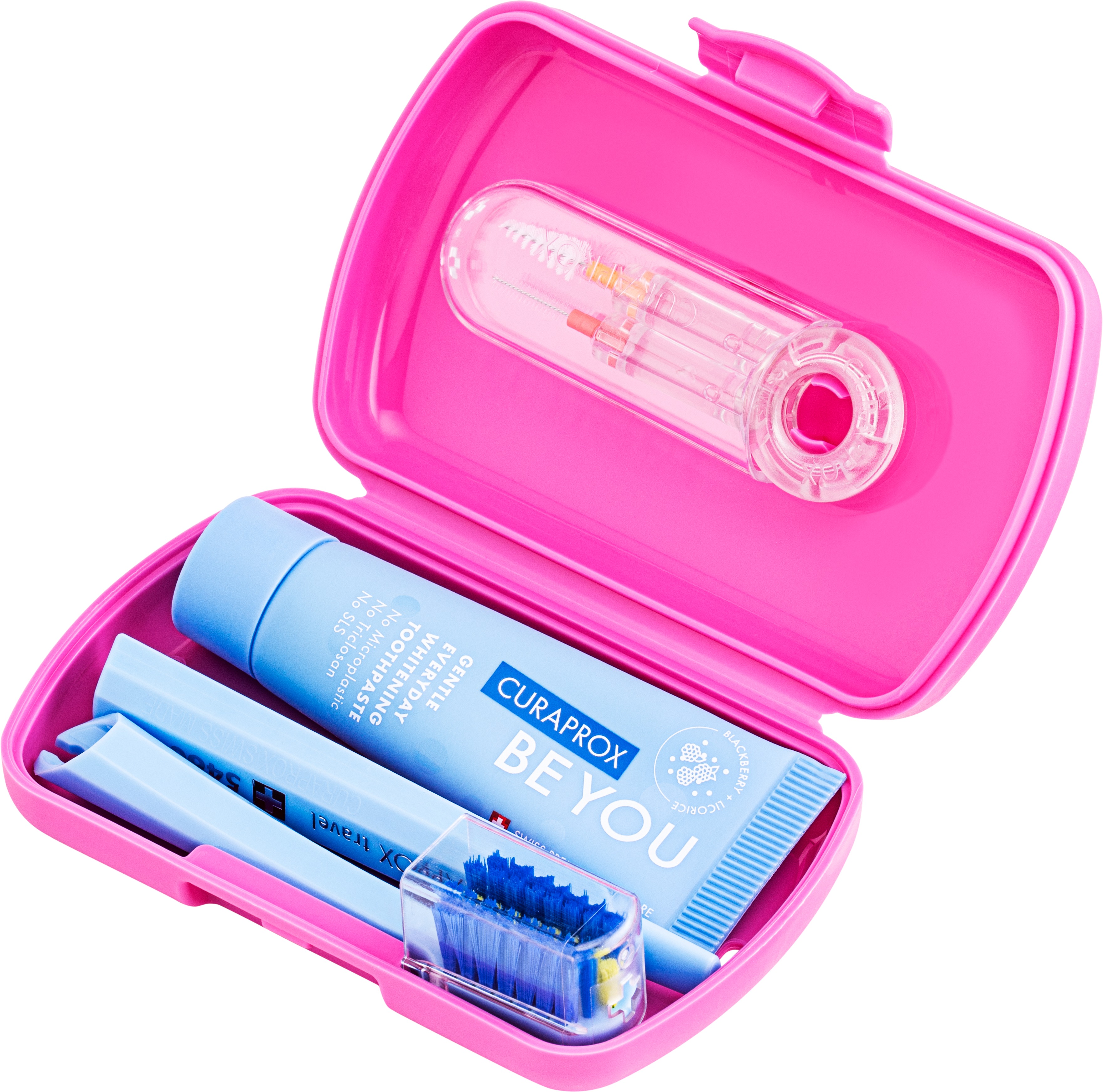 CURAPROX Travel Set Ortho, ružový