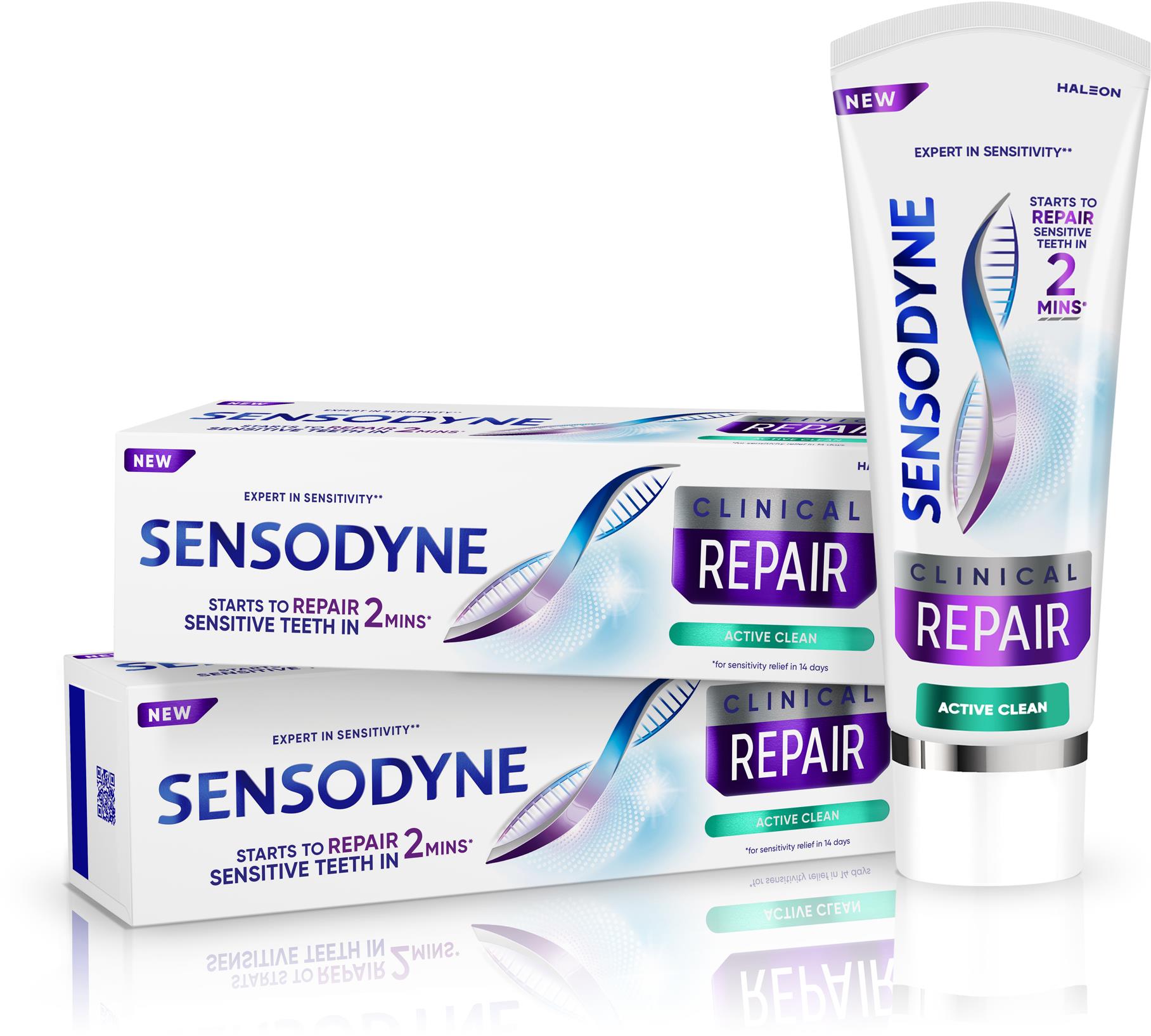 SENSODYNE Clinical Repair Active Clean 2× 75 ml