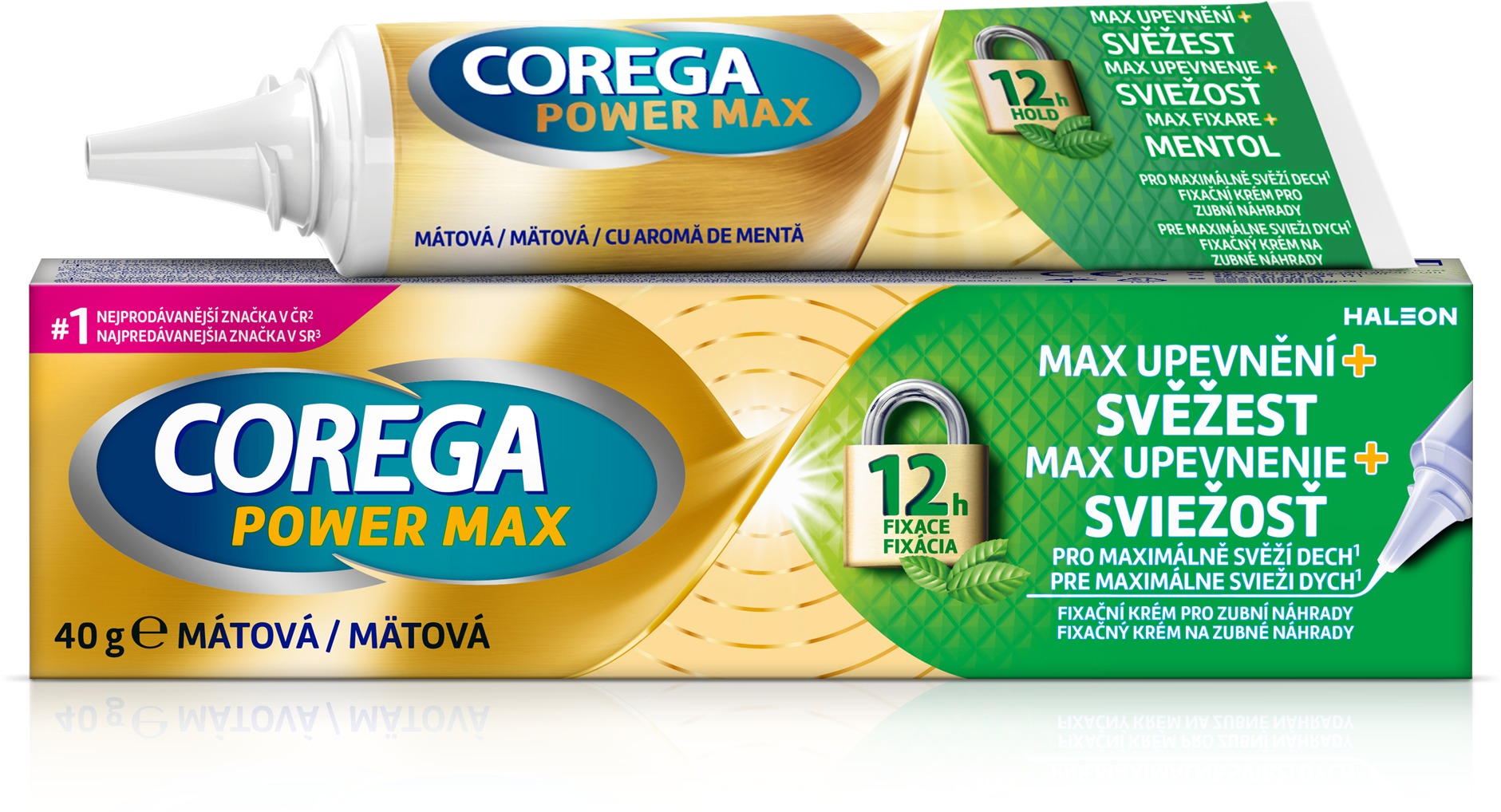 COREGA Power Max upevnenie + sviežosť 40 g