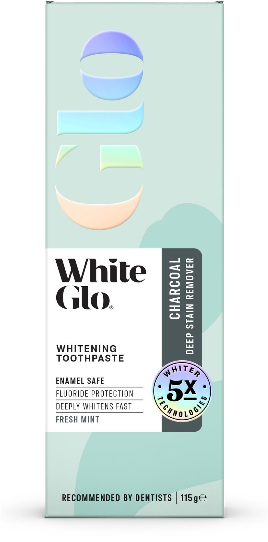 WHITE GLO Charcoal s aktívnym čiernym uhlím 115 g