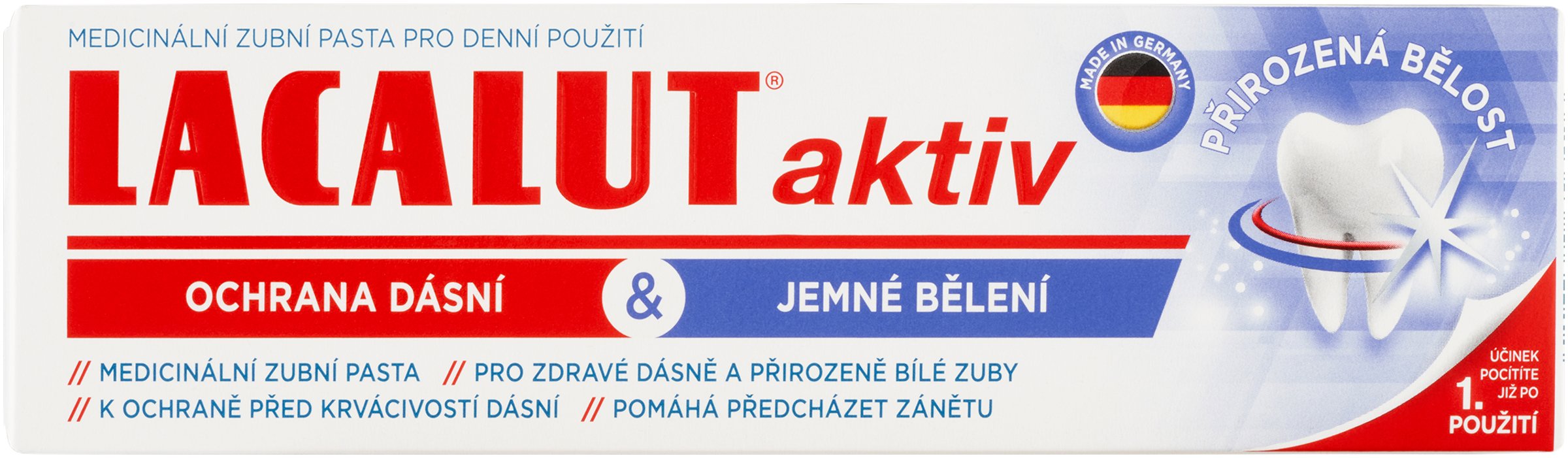 LACALUT Aktiv ochrana ďasien & jemné bielenie 75 ml