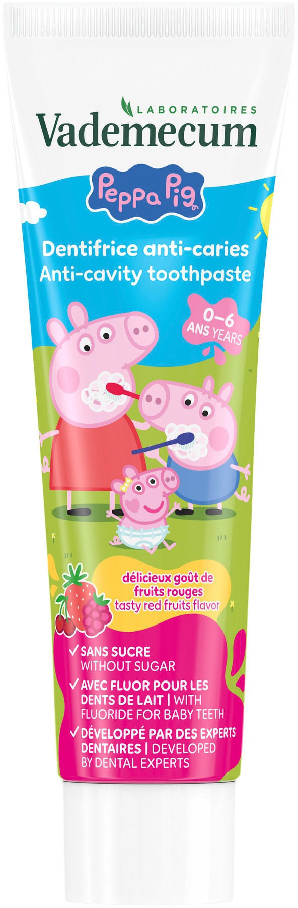 VADEMECUM Peppa Pig Red Fruit (0 – 6 rokov) 50 ml