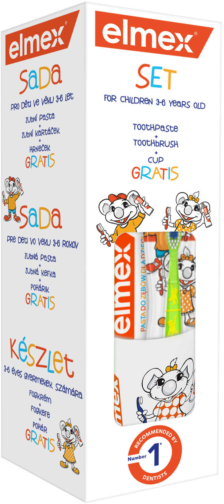 ELMEX Kids Set pre deti vo veku 3 – 6 rokov