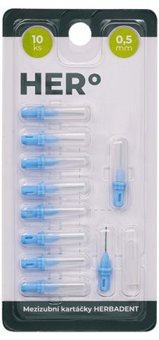 HERBADENT Hero 0,5 mm modrá