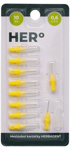 HERBADENT Hero 0,6 mm žltá