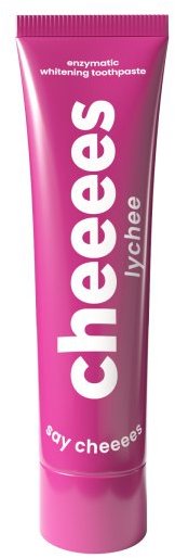 CHEEEES Lychee enzymatická bieliaca zubná pasta 60 g