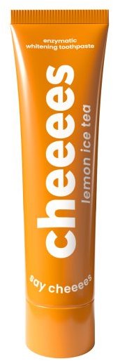 CHEEEES Lemon Ice Tea enzymatická bieliaca zubná pasta 60 g