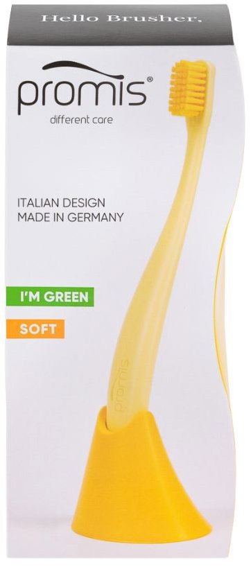 PROMIS Set kefky so stojanom, zelený