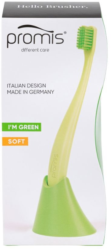 PROMIS Set kefky so stojanom, žltý