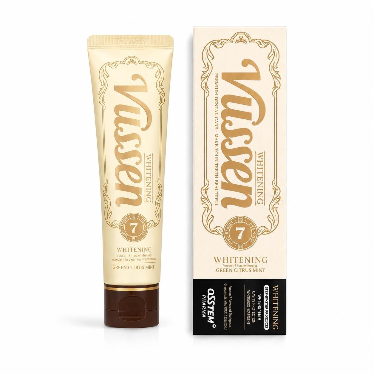 VUSSEN 7 Kórejská bieliaca zubná pasta Whitening Care 100 ml