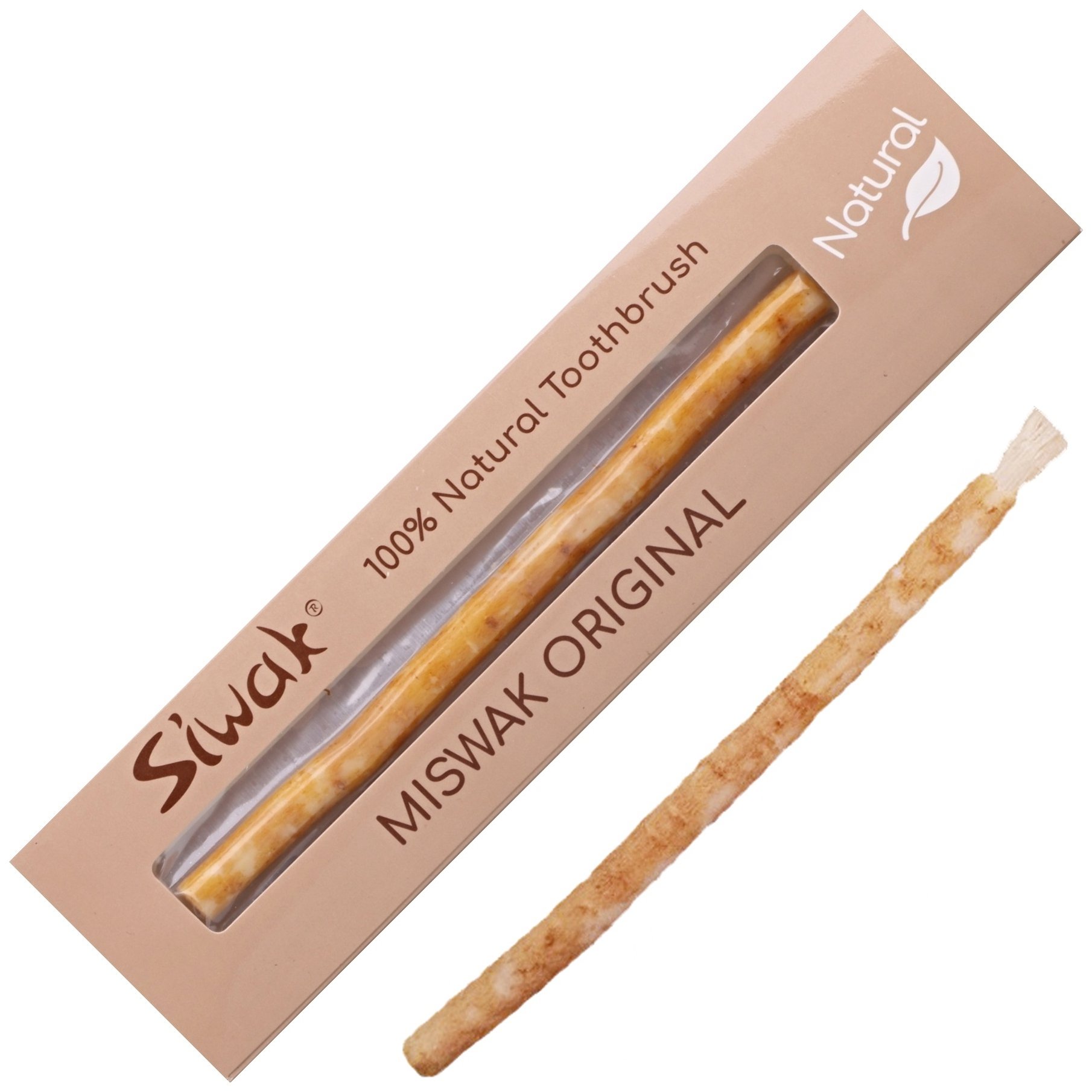 SIWAK Miswak prírodná zubná kefka Natural