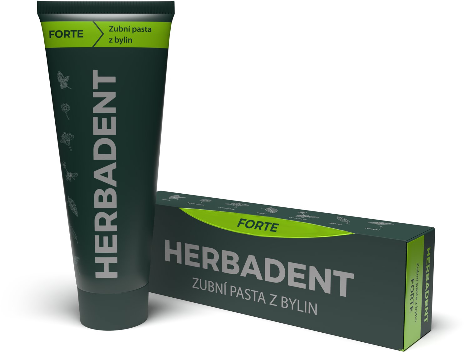 HERBADENT Forte zubní pasta z bylin 75 g