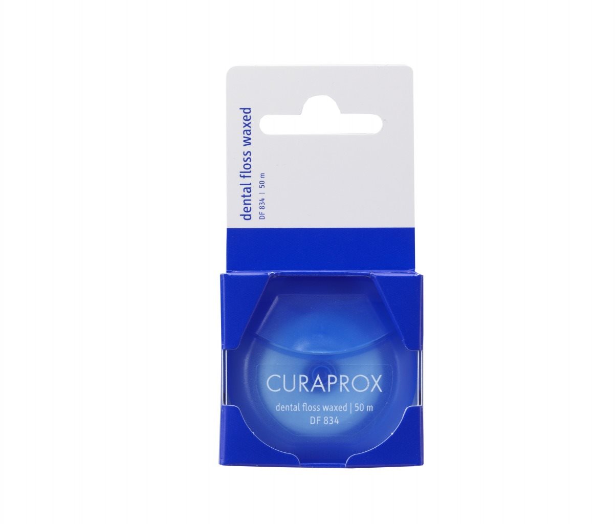 CURAPROX DF 834, voskovaná zubná nit, mäta, 50 m