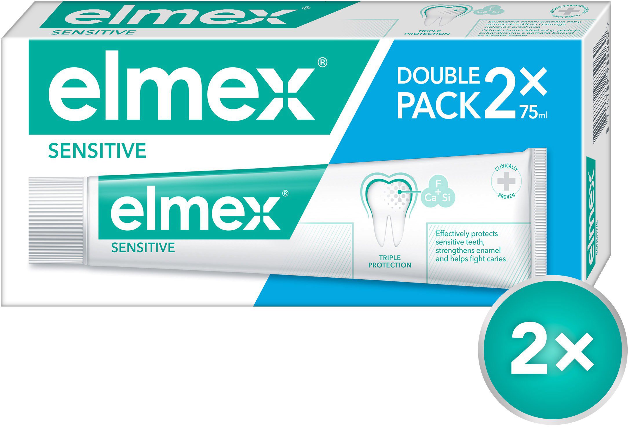 ELMEX Sensitive 2 × 75 ml