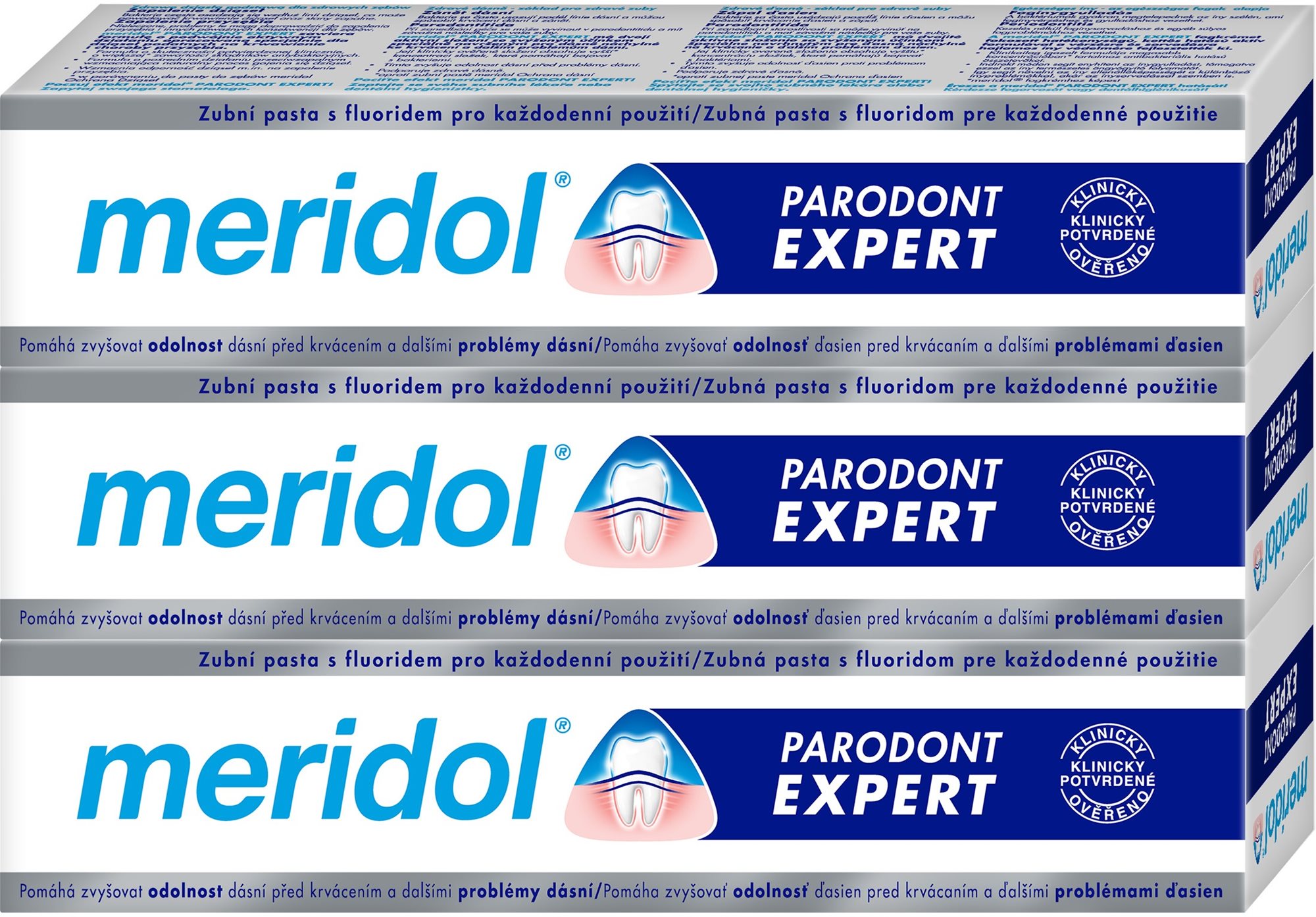 MERIDOL Parodont Expert 3× 75 ml