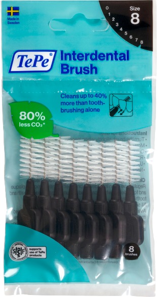 TEPE Normal 1,5 mm čierne 8 ks