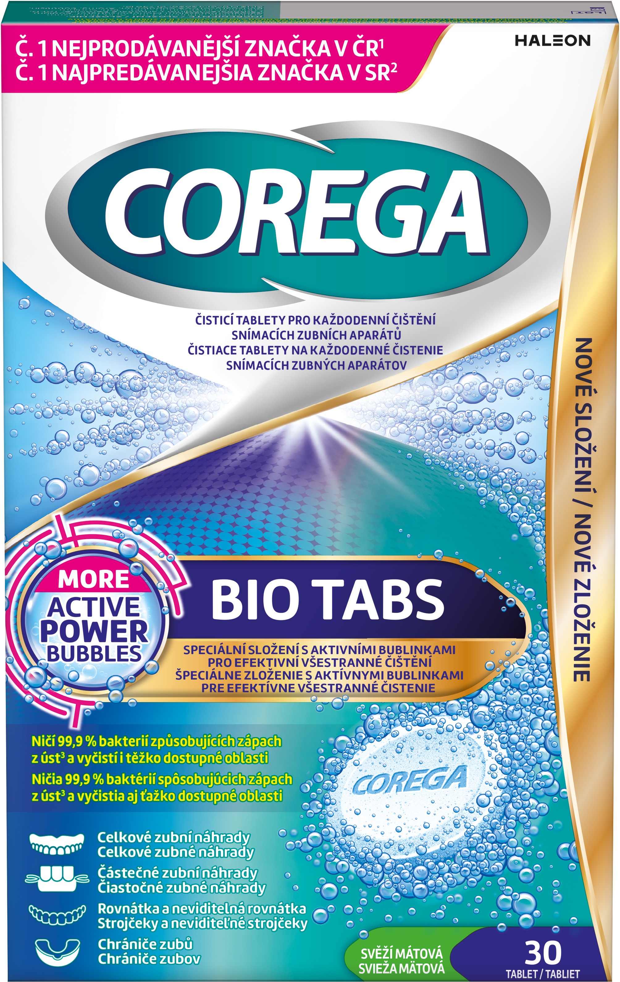 COREGA antibakteriálne 30 ks