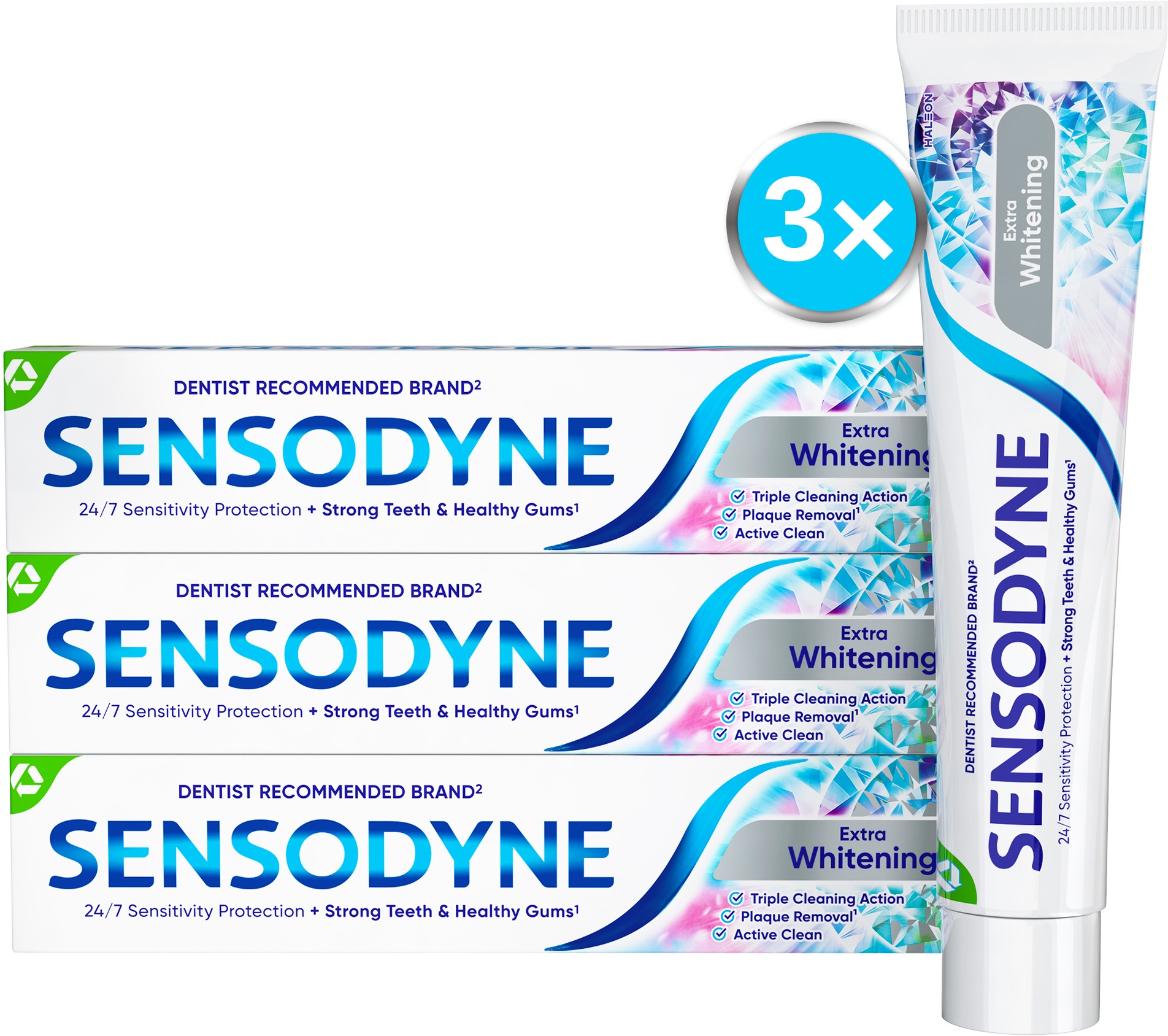 SENSODYNE Extra Whitening 3× 75 ml