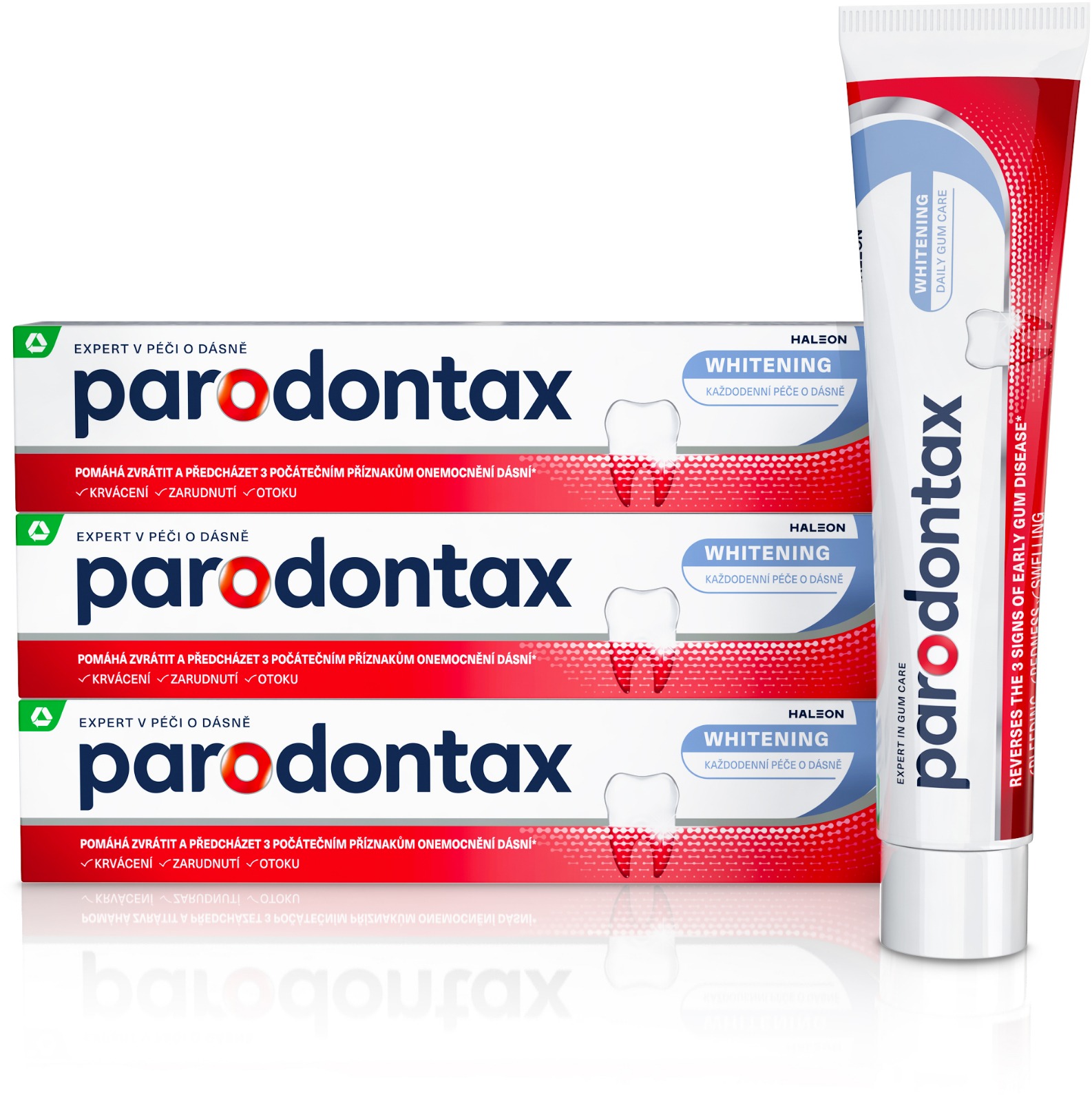 PARODONTAX Whitening 3× 75 ml