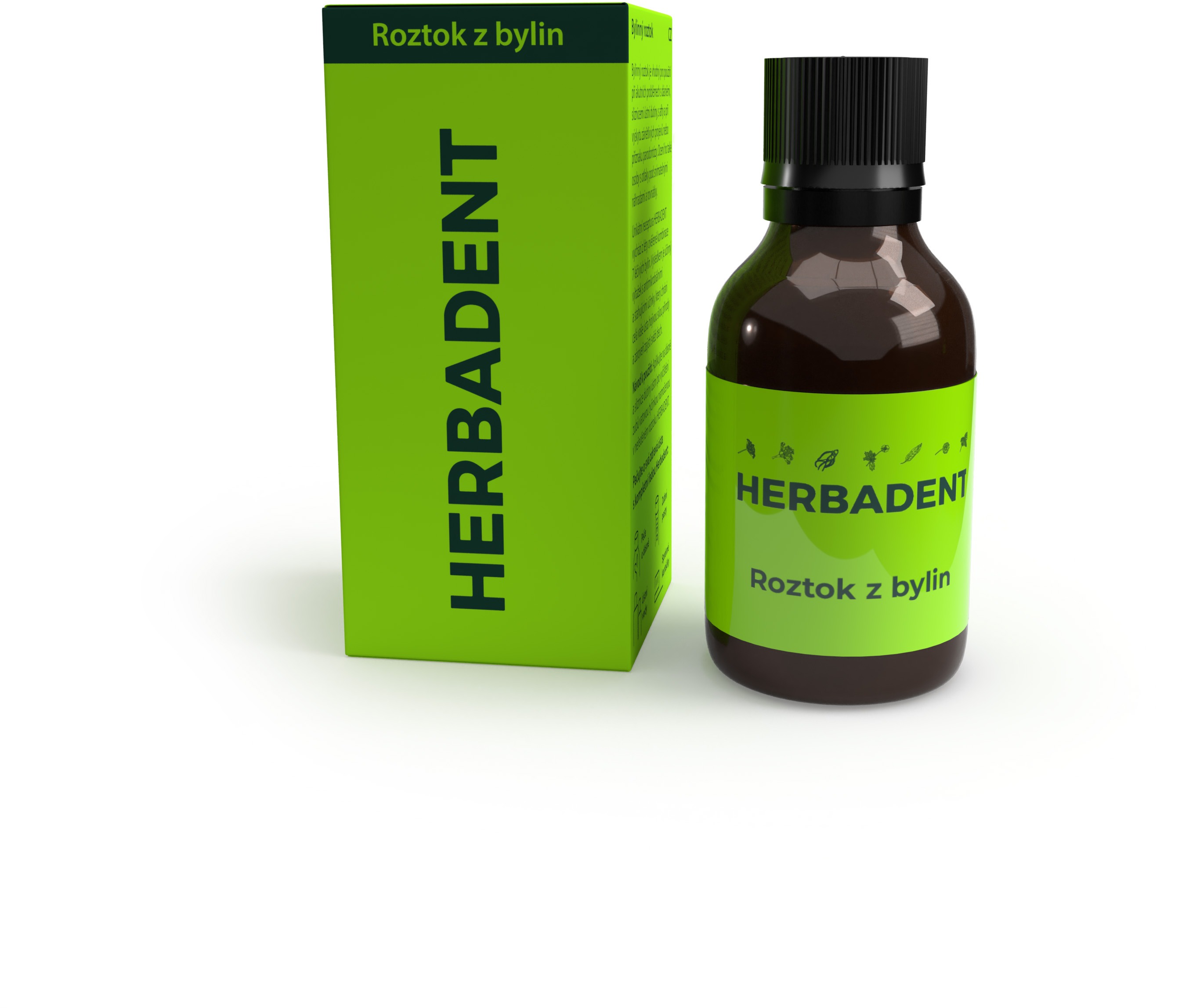 HERBADENT ORIGINAL - Bylinný roztok na ďasná, 25 ml