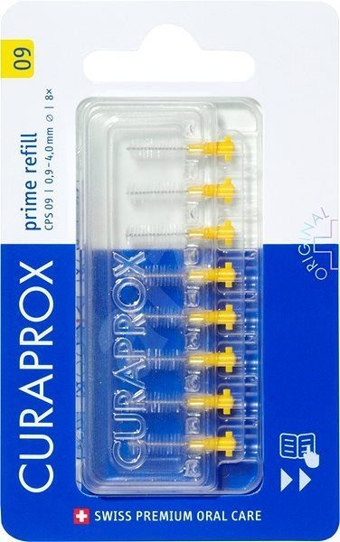 CURAPROX CPS 09 Prime Refill žltá 0,9 mm, 8 ks