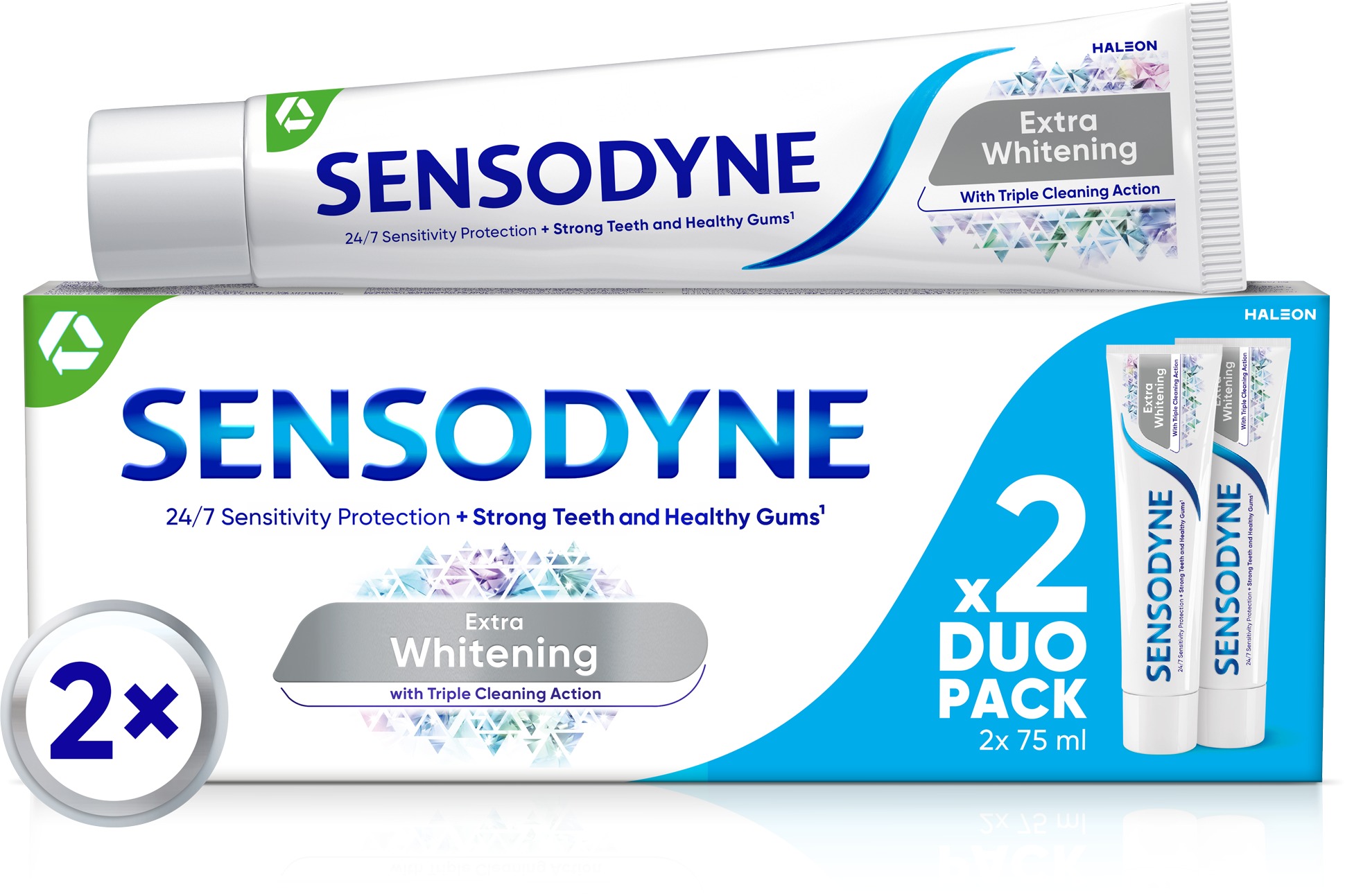 SENSODYNE Extra Whitening 2× 75 ml
