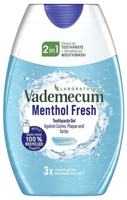 VADEMECUM 2 v 1 Menthol Fresh 75 ml