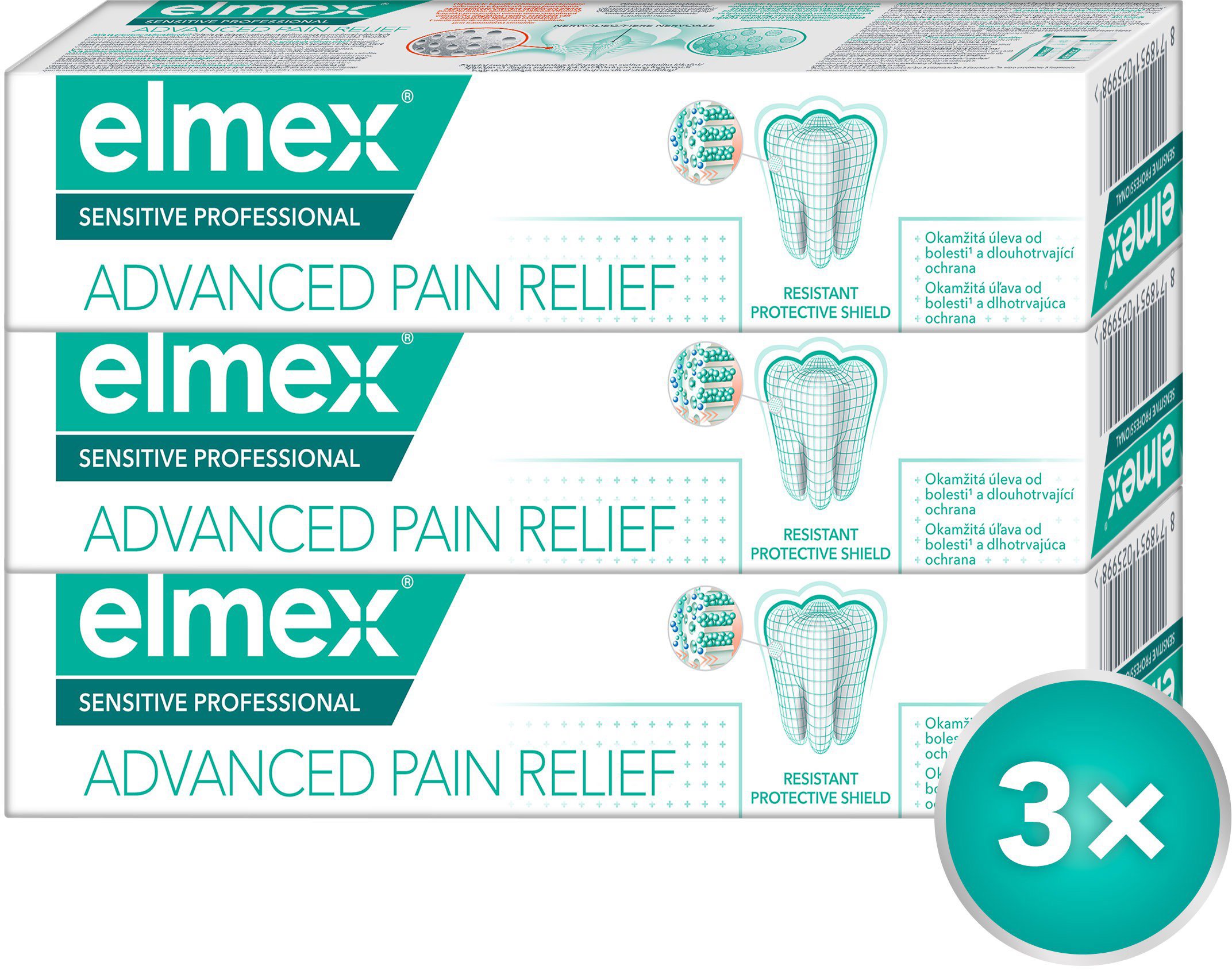 ELMEX Sensitive Professional 3× 75 ml