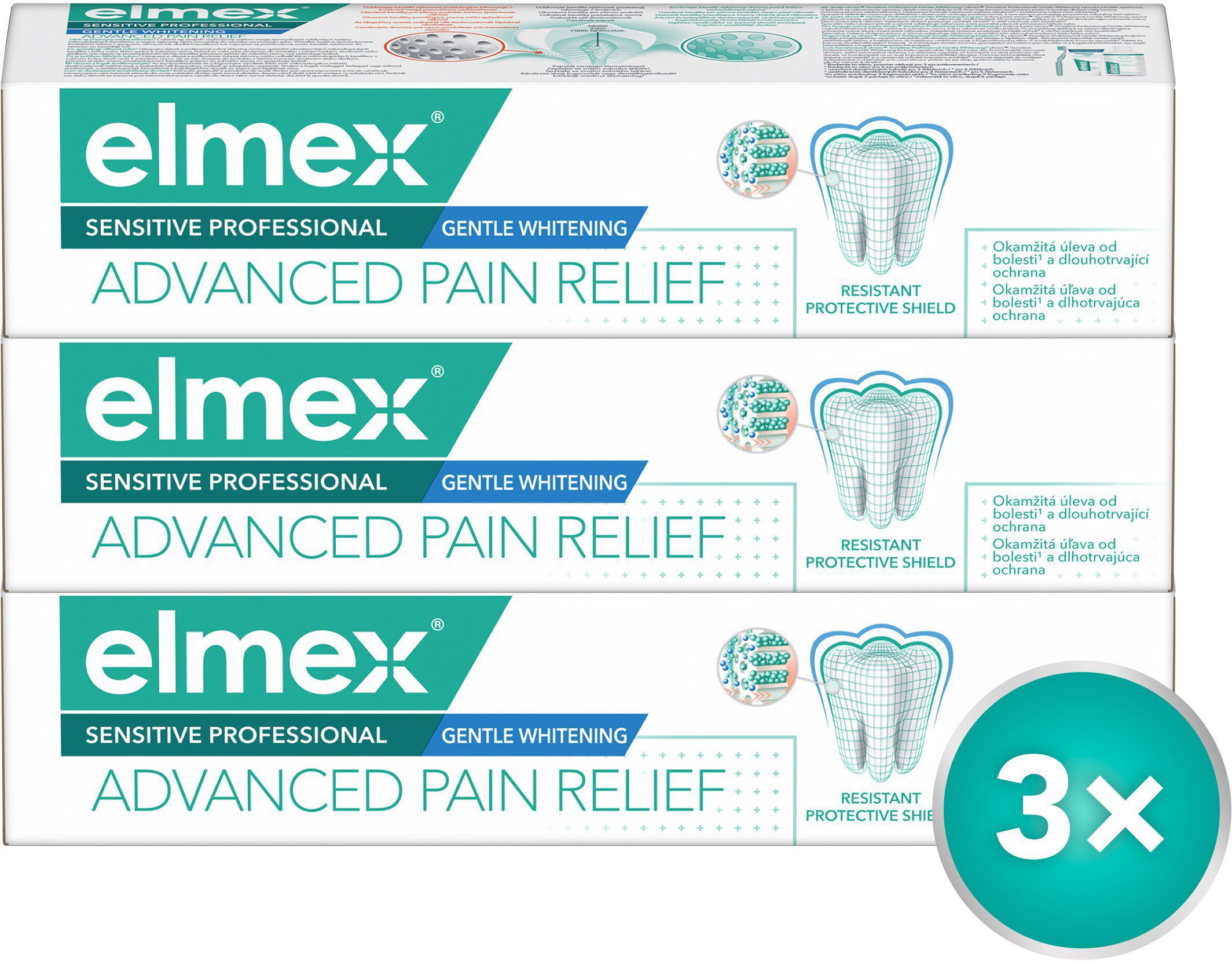 ELMEX Sensitive Professional Gentle Whitnening 3× 75 ml