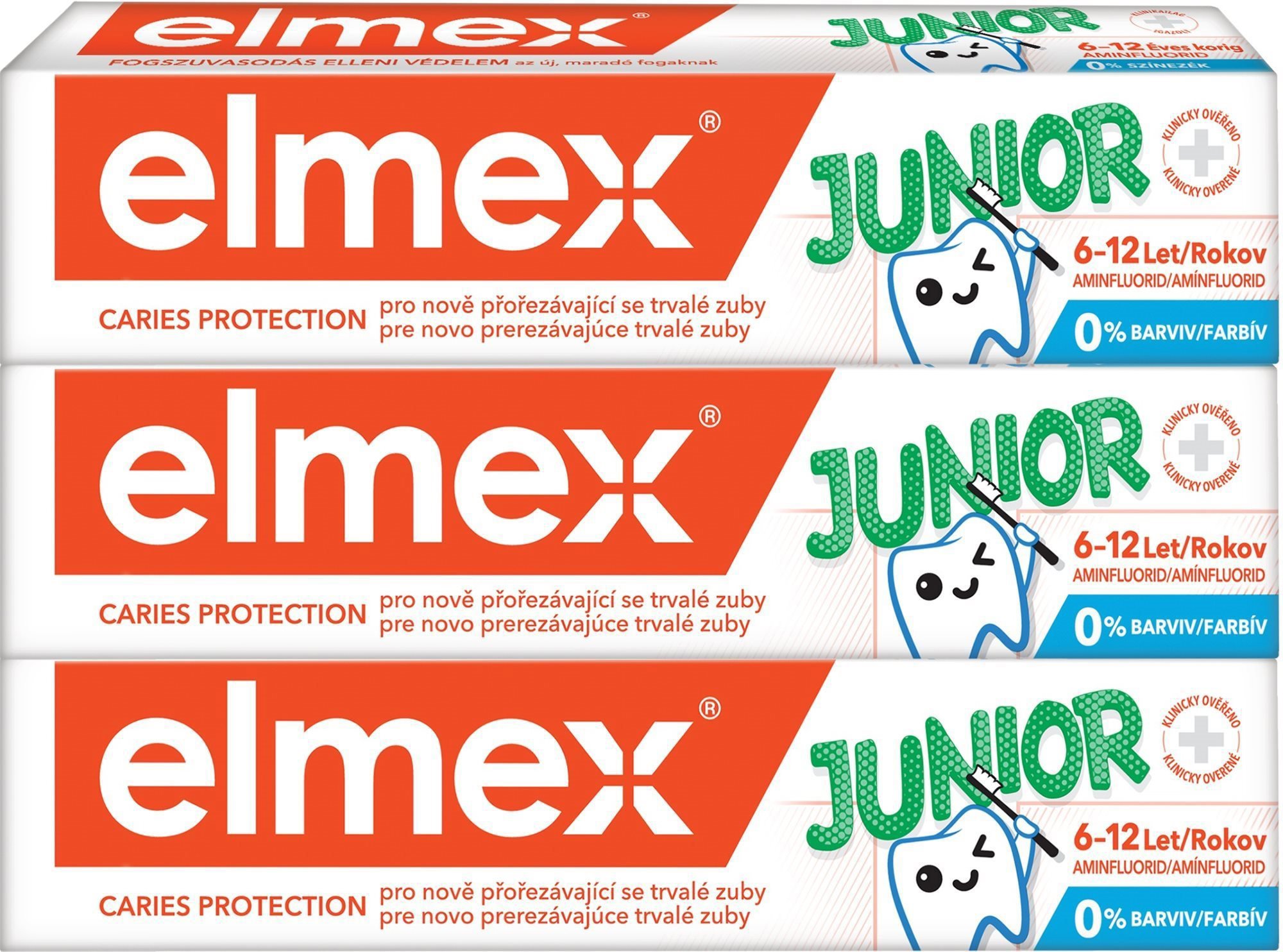 ELMEX Junior 3 × 75 ml