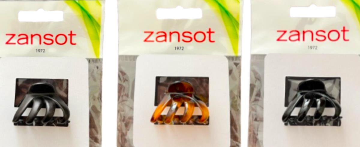 Zansot Sponka na vlasy Chobotnica Classic Medium 4,2 cm, 3 ks lesklá + matná + korytnačka