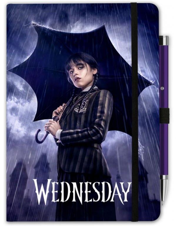 Grupo Erik Blok s perom Netflix Wednesday: Umbrella