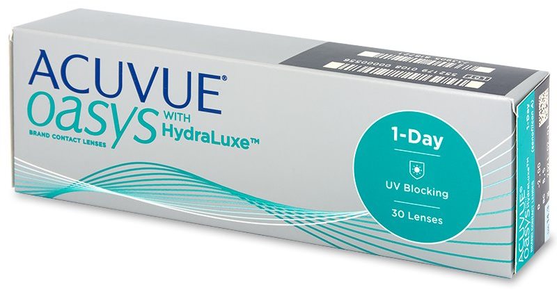 Acuvue Oasys 1 Day with HydraLuxe (30 šošoviek) dioptria: -3.00, zakrivenie: 8.50