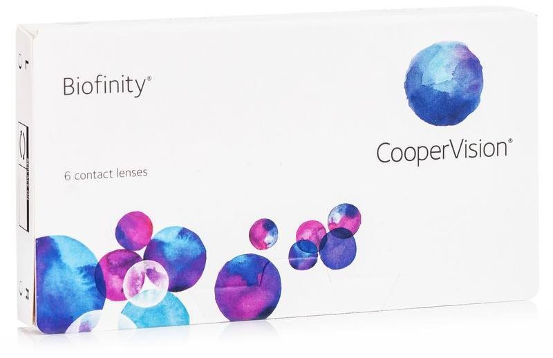 Biofinity (6 šošoviek) dioptria: -1.00, zakrivenie: 8.60