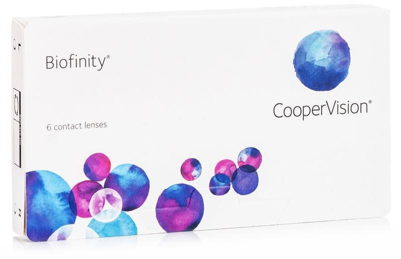 Biofinity (6 šošoviek) dioptria: -2.50, zakrivenie: 8.60