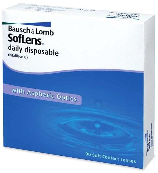 SofLens Daily Disposable (90 šošoviek) dioptrie: -1.75, zakrivenie 8.60