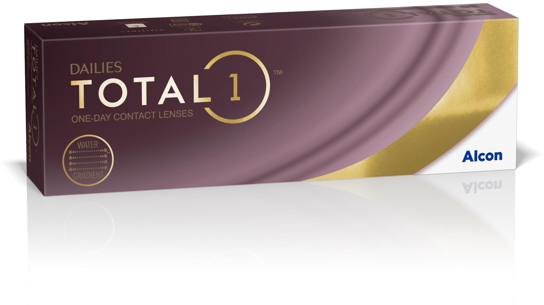 Dailies Total 1 (30 šošoviek) dioptrie: -6.50 zakrivenie: 8.5