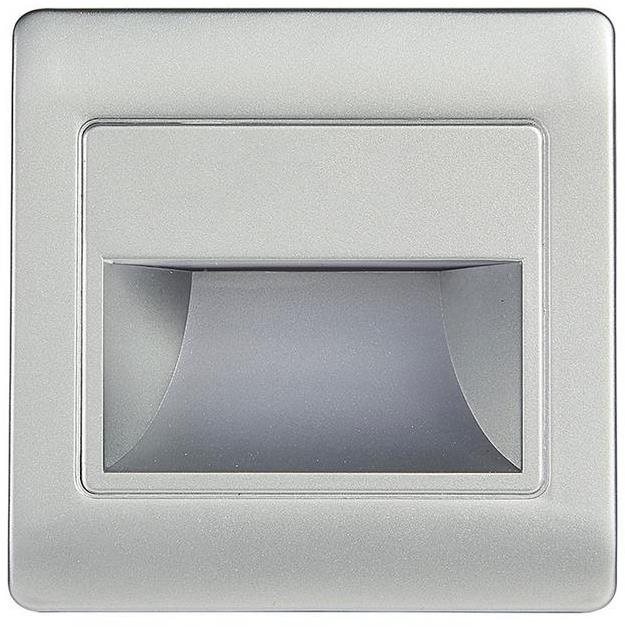 LED Schodiskové svietidlo STEP LIGHT LED/1,5 W/230 V Strieborné