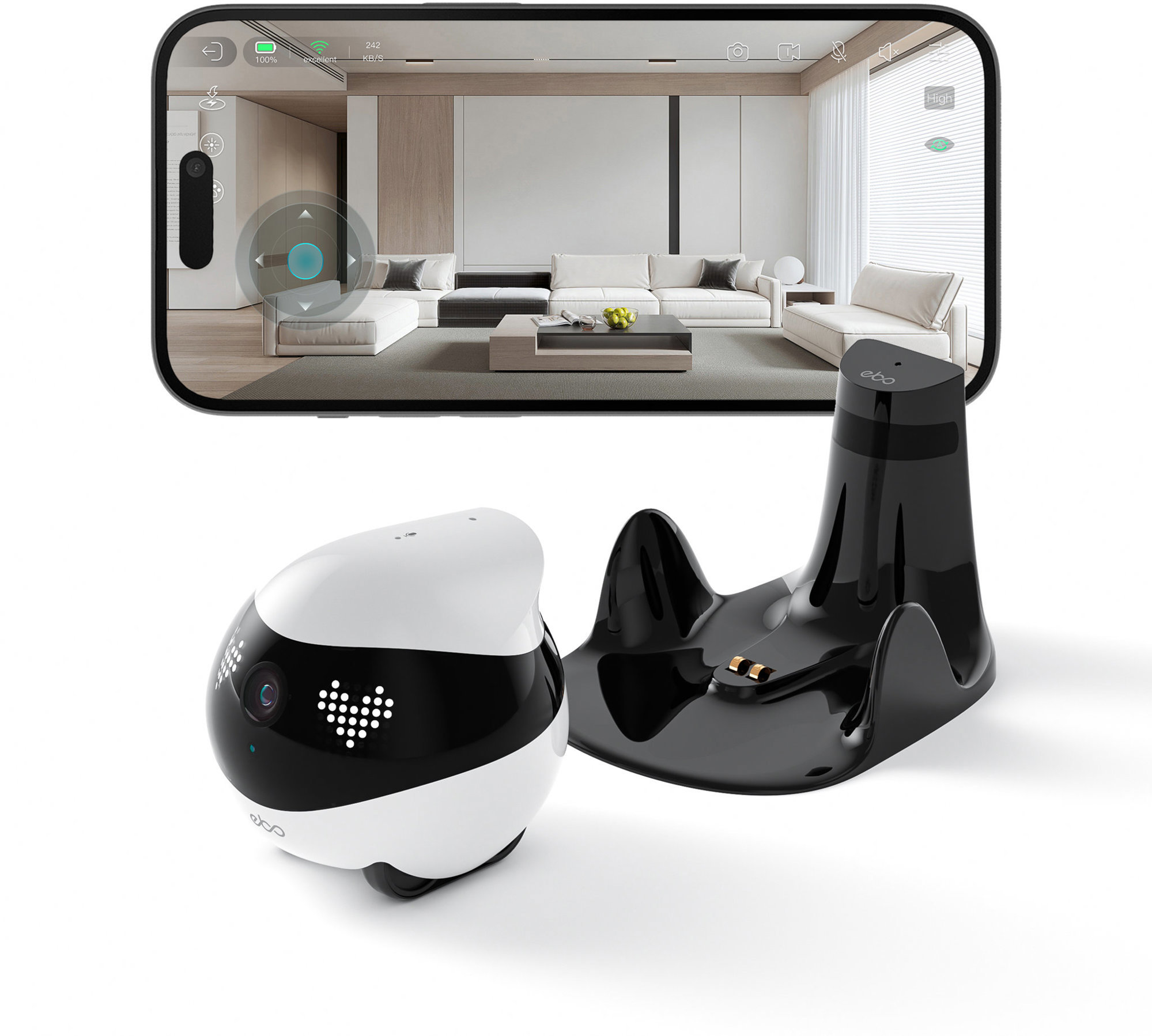 Enabot EBO Air 2 – Robotický AI spoločník s 2K kamerou