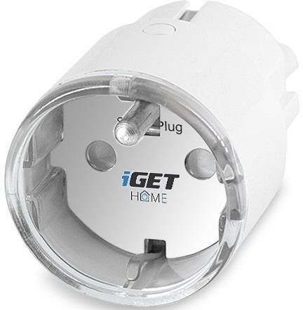 iGET HOME Power 1 – smart WiFi zásuvka 230 V s meraním spotreby, 3680 W