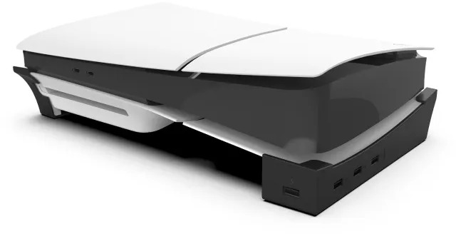 iPega P5S008 Horizontálny Stojan s USB HUB na PS5 Slim/PS5 Pro Black
