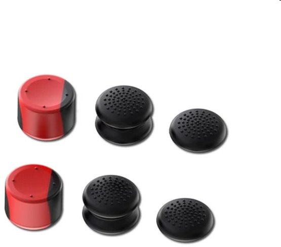 iPega P5006 Silikónové krytky ovládacích páčok pre PS5 6 ks Black/Red