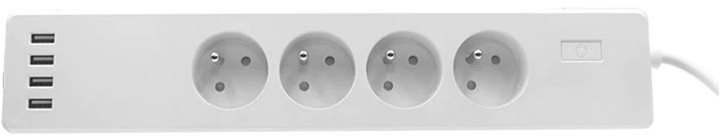 iQ-Tech SmartLife WT004, WiFi 4× zásuvka + 4× USB, 10 A