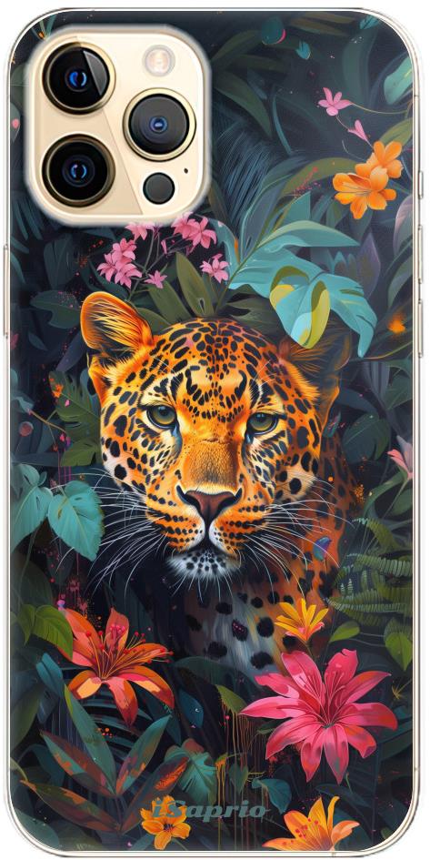 iSaprio Flower Jaguar - iPhone 12 Pro Max