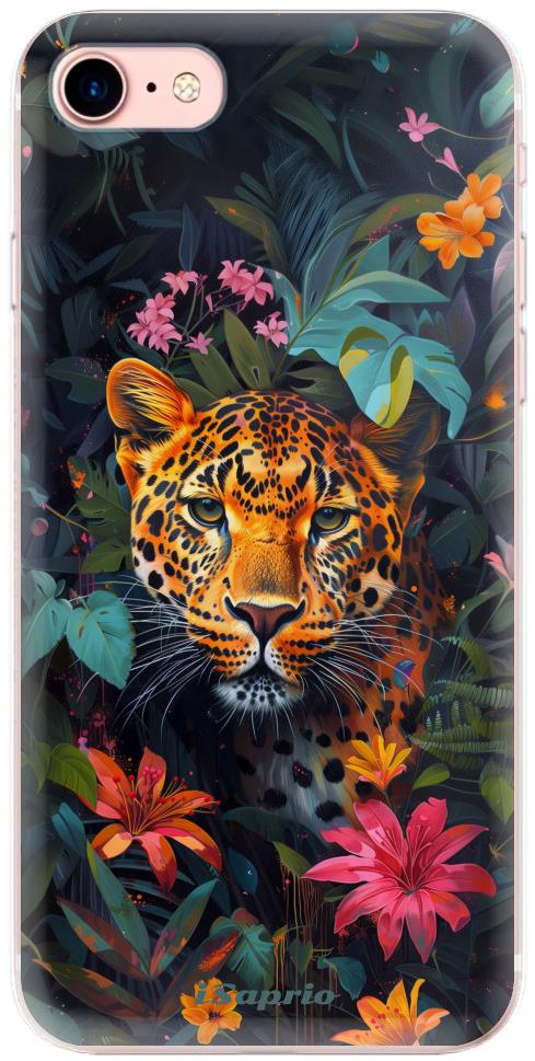 iSaprio Flower Jaguar - iPhone 7 / 8