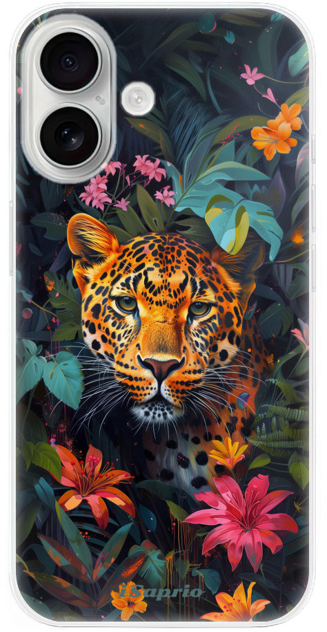 iSaprio Flower Jaguar pre iPhone 16